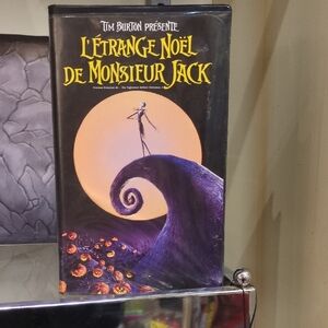 The Nightmare Before Christmas VHS - French Cover (Purple, Black, Orange)